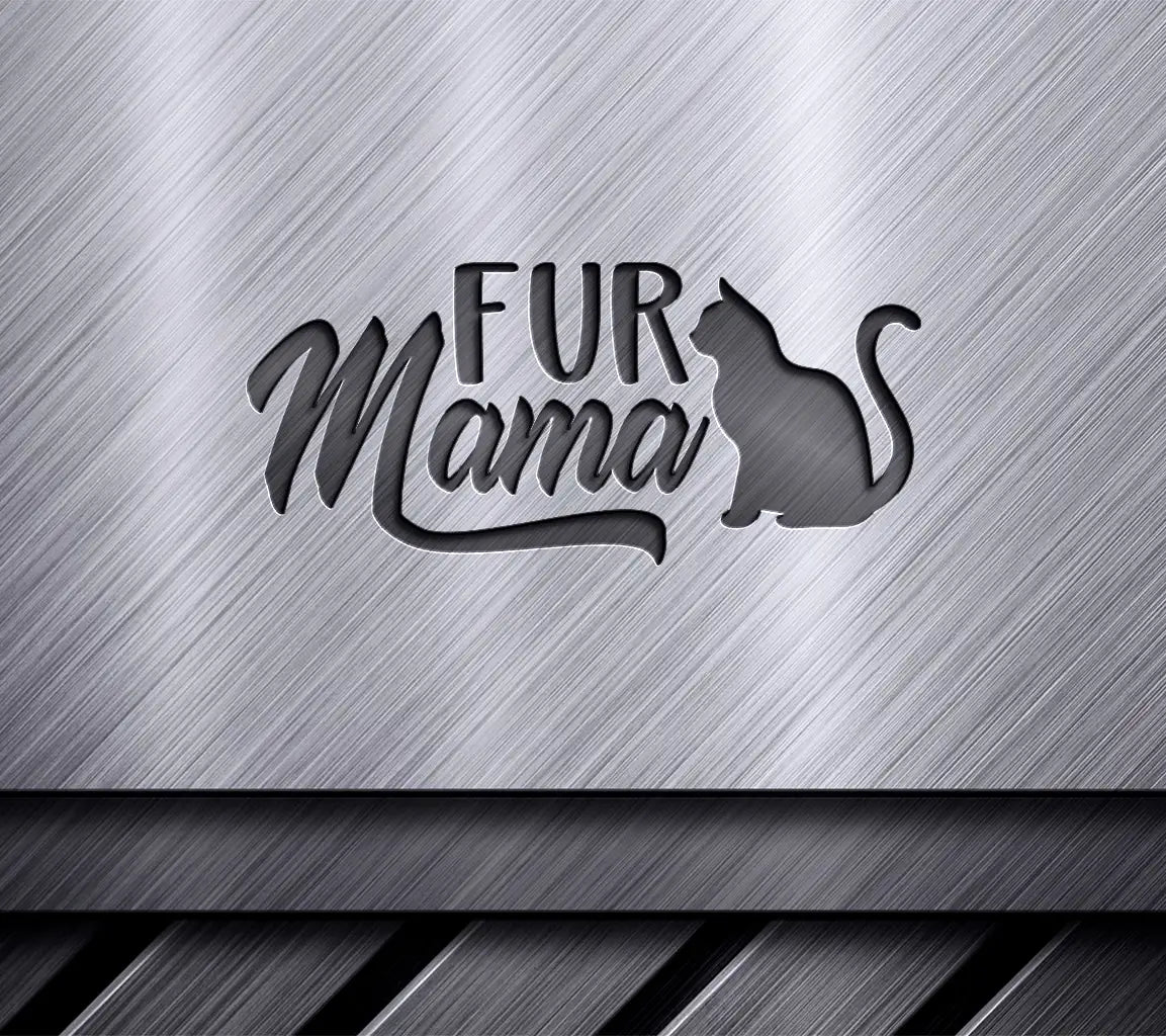  Fur Mama Cat Silhouette SVG SVG