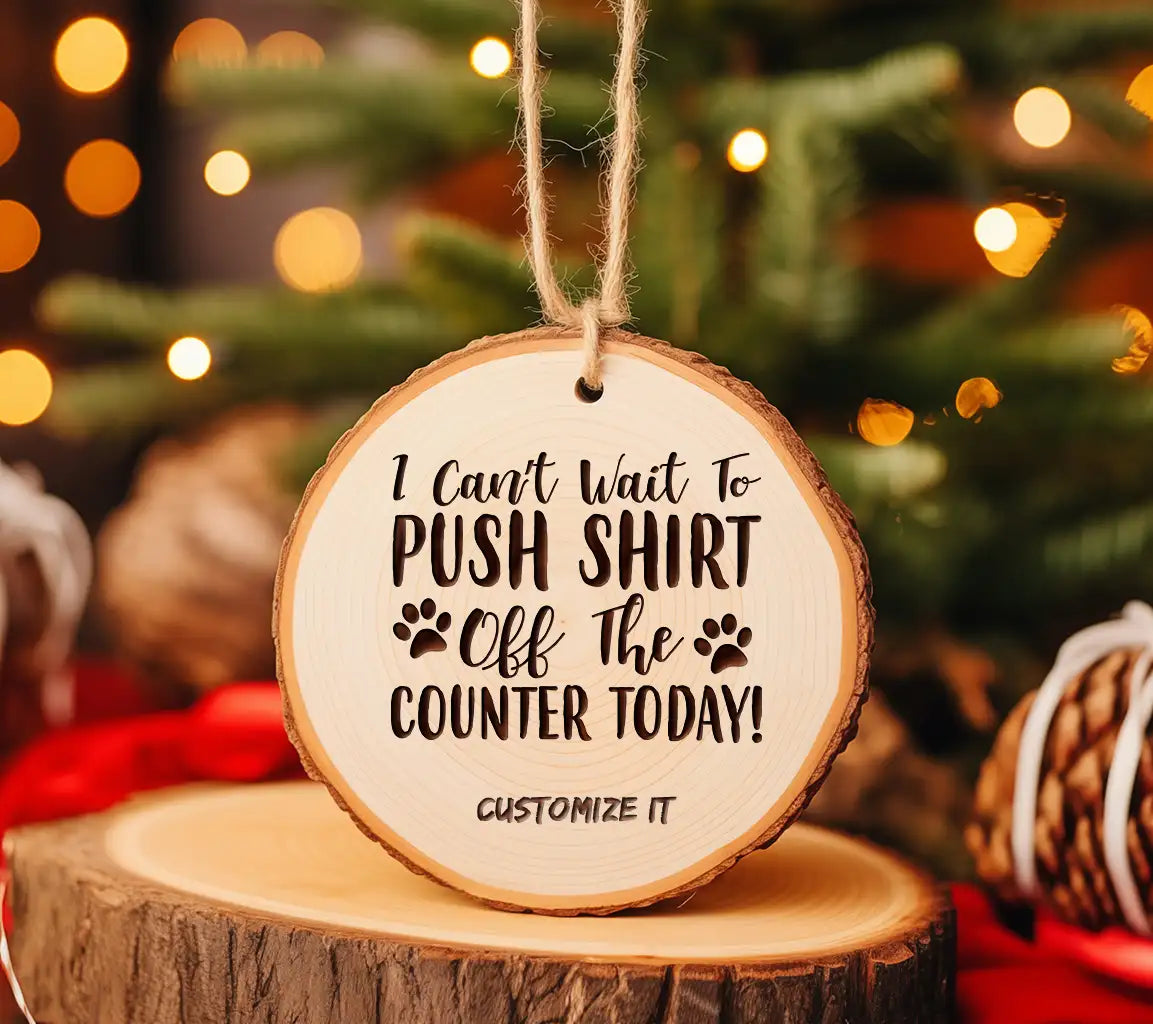 Funny Cat SVG - I Cant Wait To Push Shirt Off The Counter Today! SVG