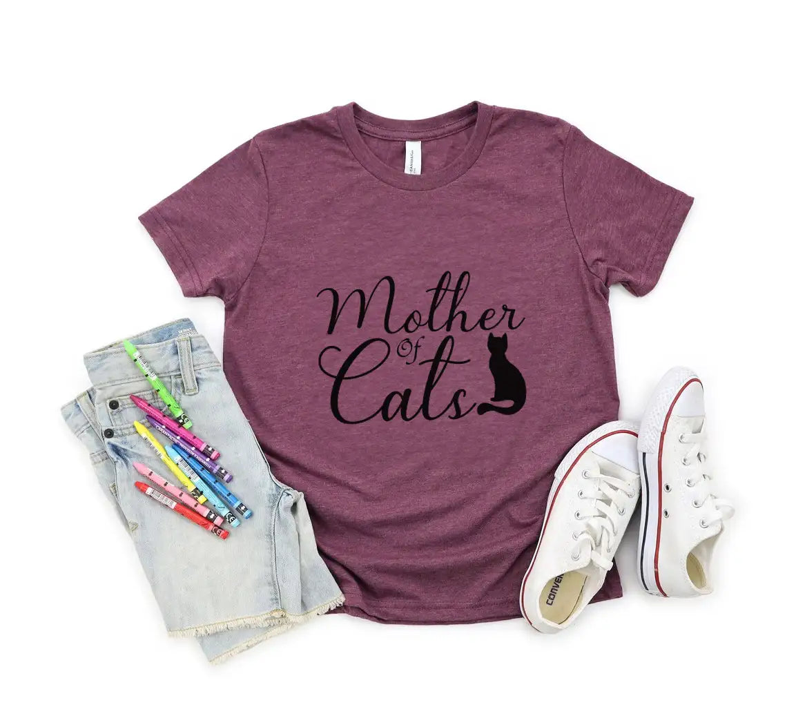 Funny Cat Mom SVG -  Mother of Cats Design with Silhouette SVG