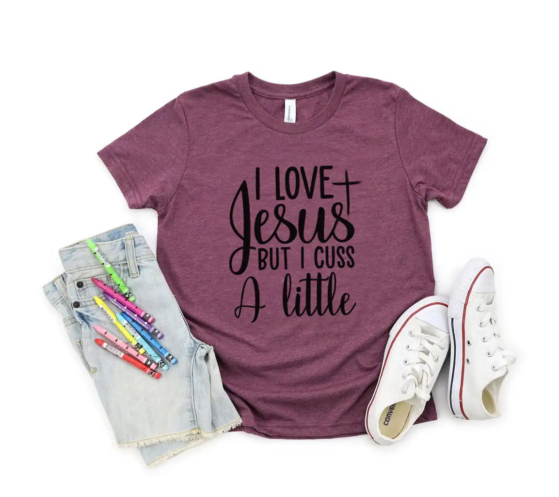 Funny Christian SVG I Love Jesus But I Cuss A Little SVG