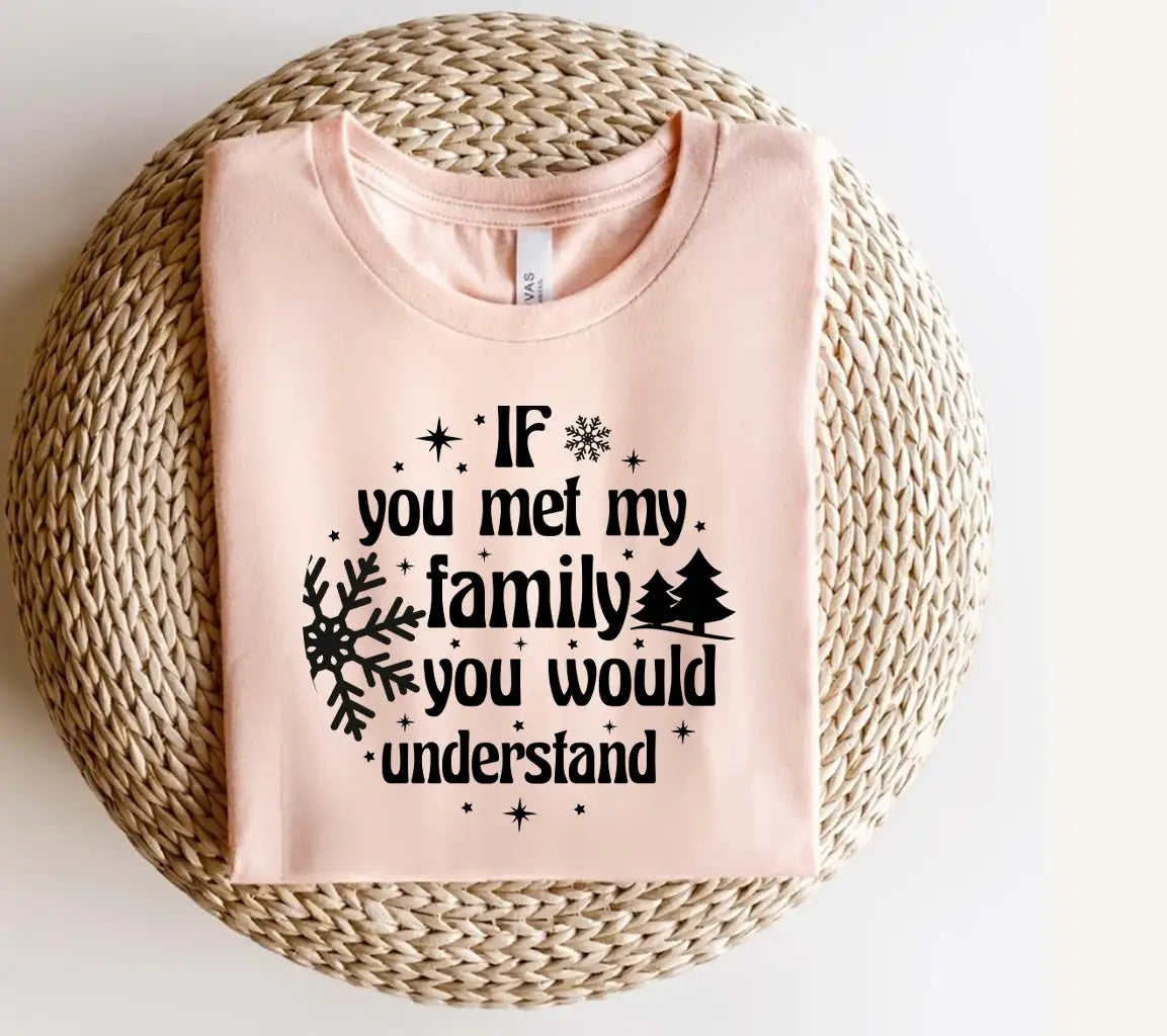 Funny If You Met My Family Youd Understand Christmas Ornament SVG SVG