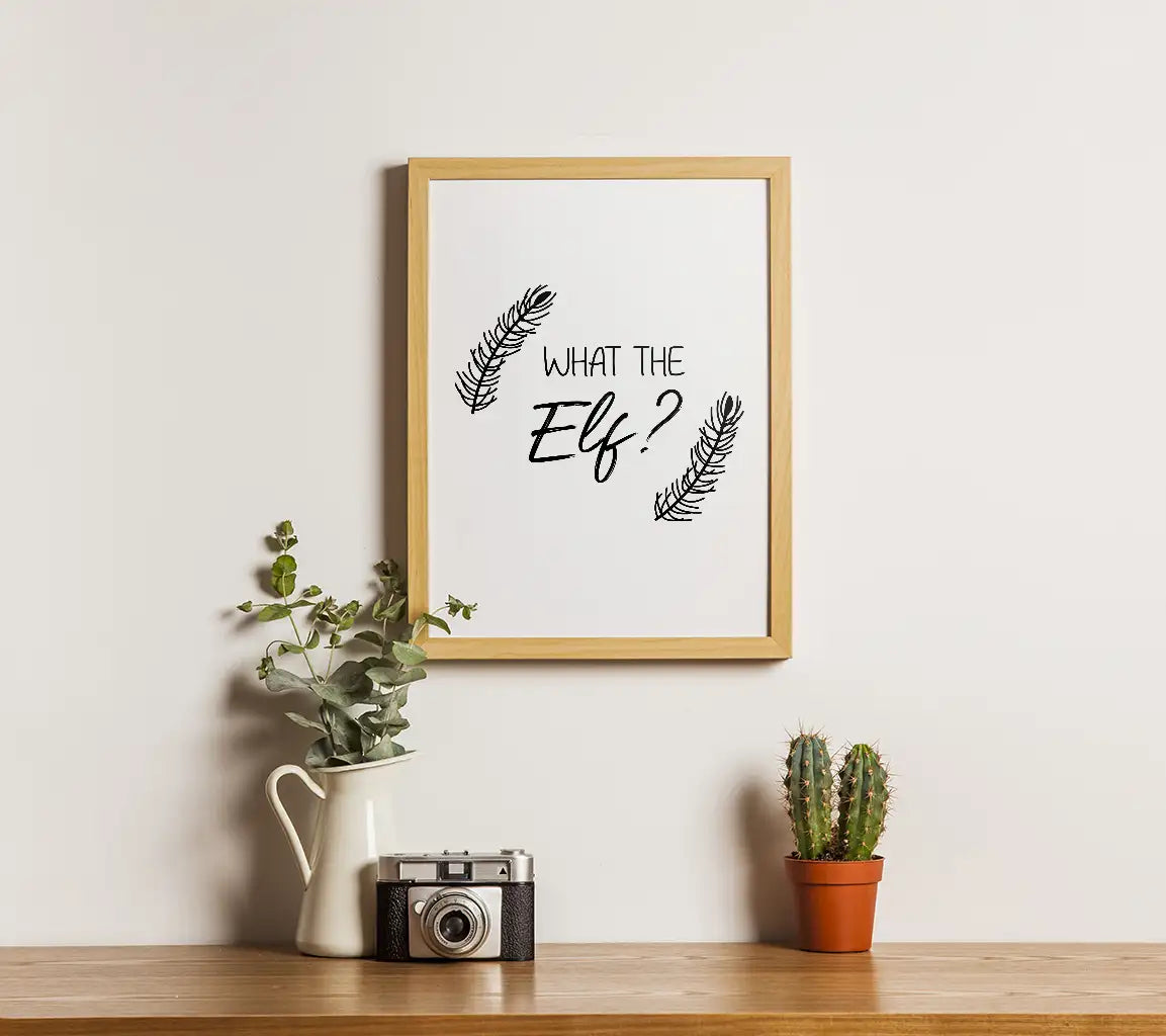 Funny Elf SVG Bundle What The Elf  Sign SVG