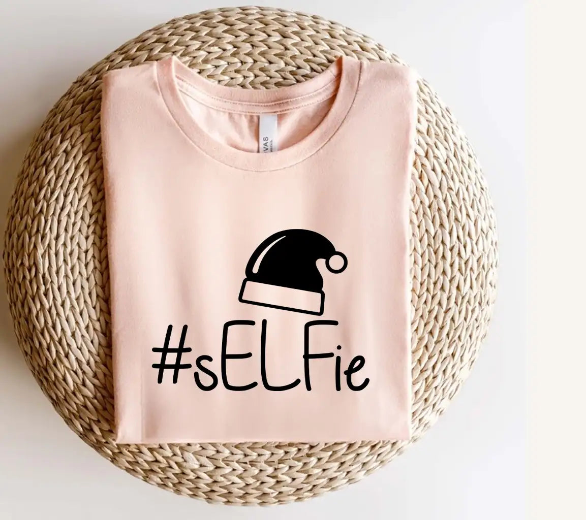 Funny Christmas Selfie SVG Bundle - Santa Hat & Quote SVG
