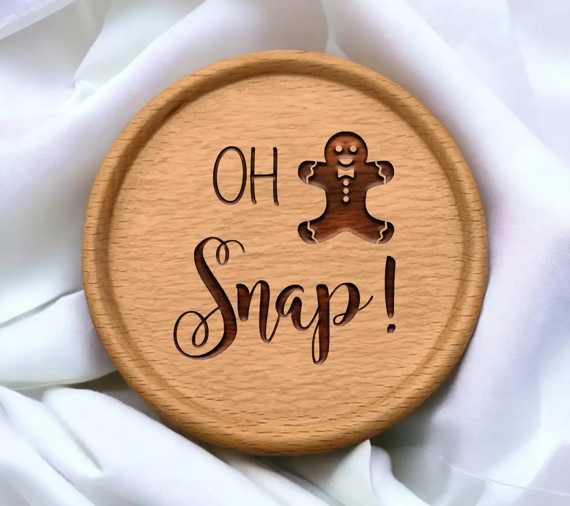 Funny Christmas SVG Bundle Oh Snap Gingerbread Man SVG