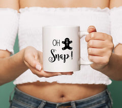 Funny Christmas SVG Bundle Oh Snap Gingerbread Man SVG