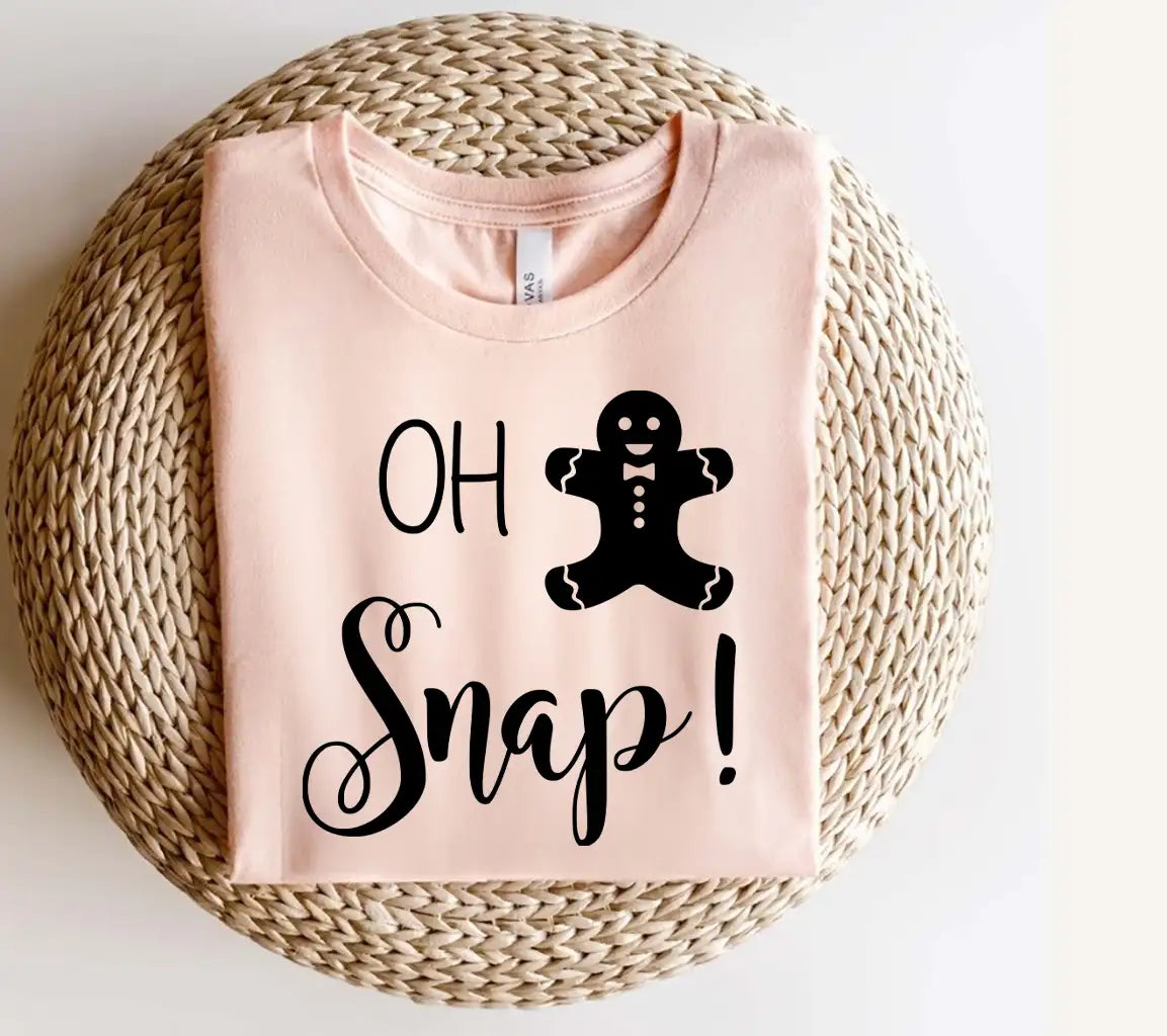 Funny Christmas SVG Bundle Oh Snap Gingerbread Man SVG