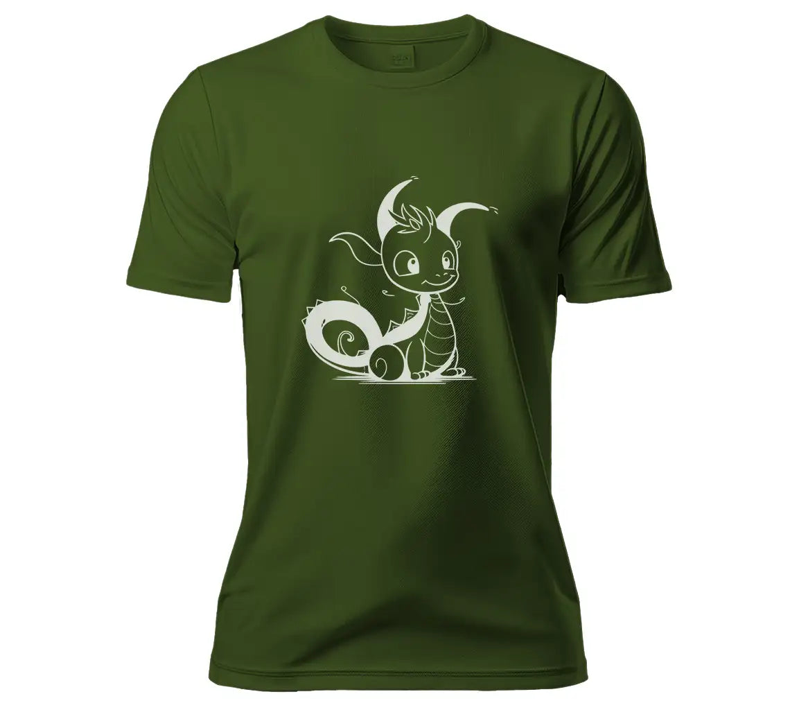 Funny Cartoon  Dragon SVG - Vector Illustration SVG