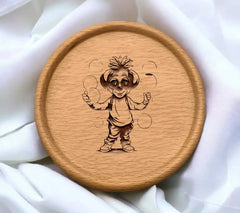 Funny Doggo with Sunglasses SVG - Clown & Balloons Vector Illustration SVG