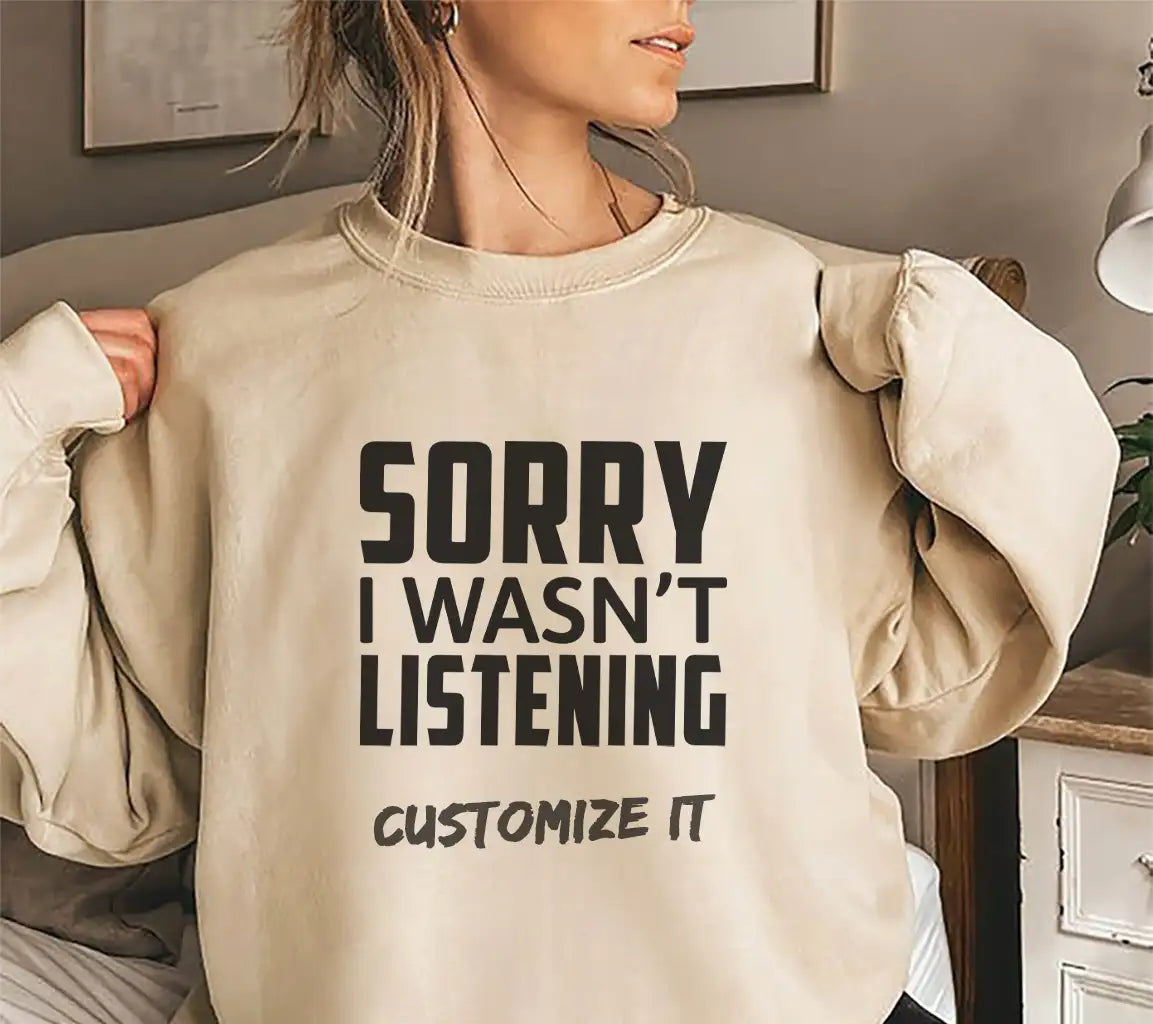 Funny Sorry I Wasnt Listening  SVG SVG