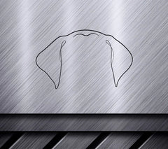 German Shorthaired Pointer Dog Ears SVG -  Drawing SVG