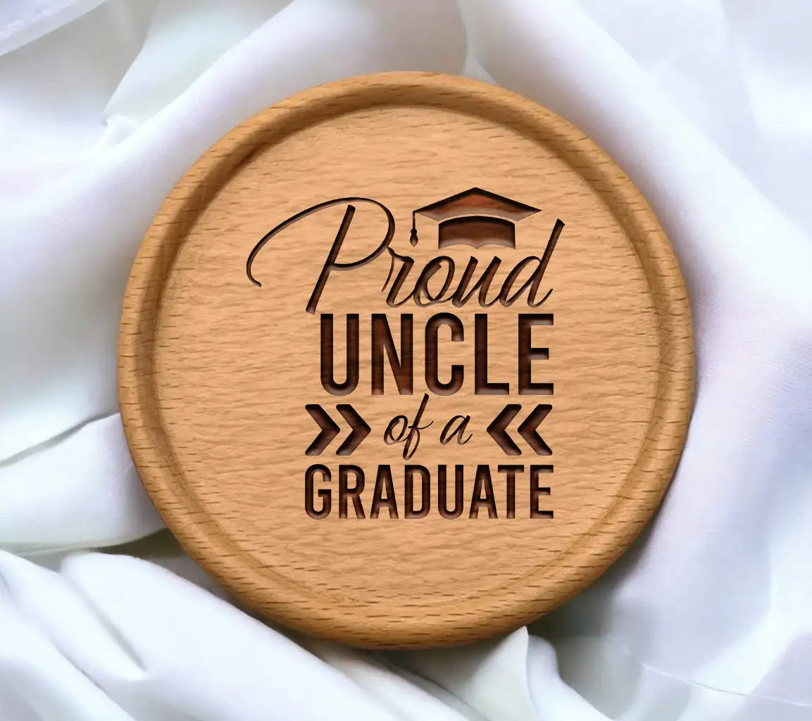 Proud Uncle Graduation Cap SVG - Graduate Gift SVG