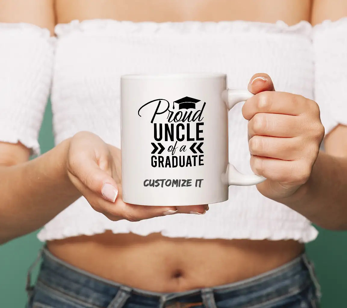 Proud Uncle Graduation Cap SVG - Graduate Gift SVG