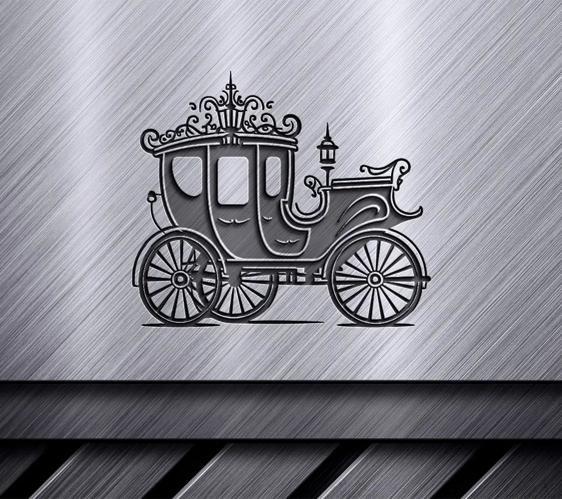  Horse Drawn Carriage SVG - Majestic Wedding Design Design SVG