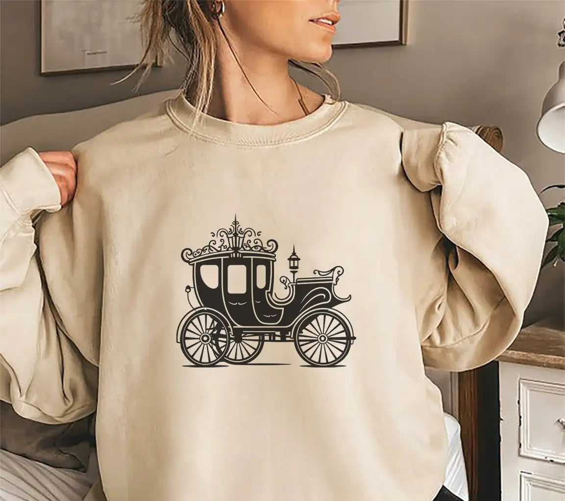  Horse Drawn Carriage SVG - Majestic Wedding Design Design SVG