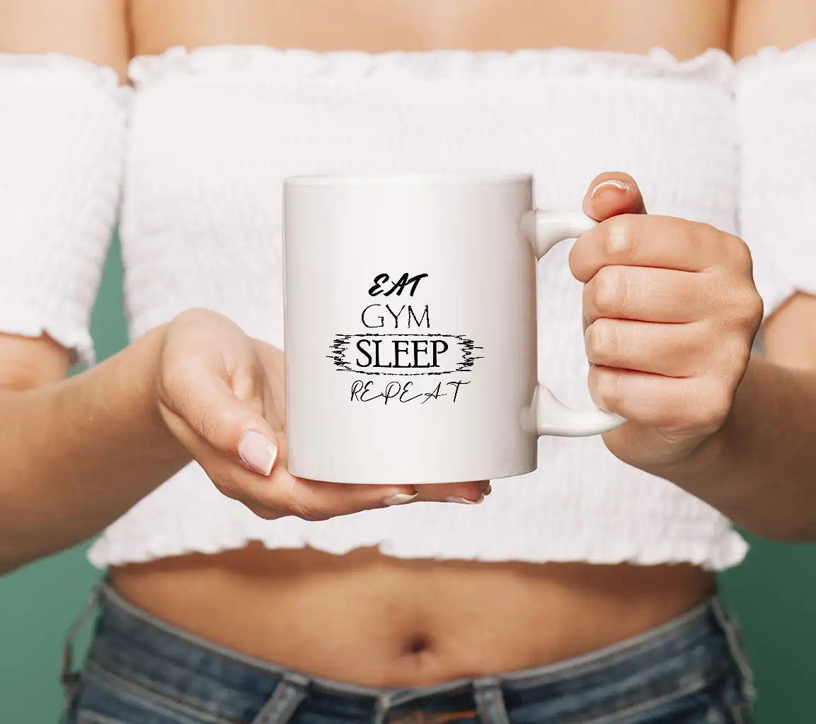 Eat Gym Sleep Repeat SVG Design for Fitness Enthusiasts SVG