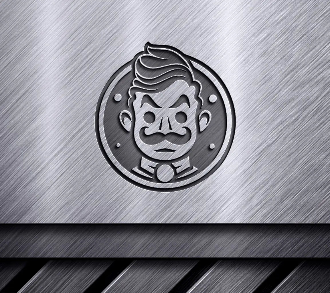 Halloween Mustache Man SVG -  Illustration SVG