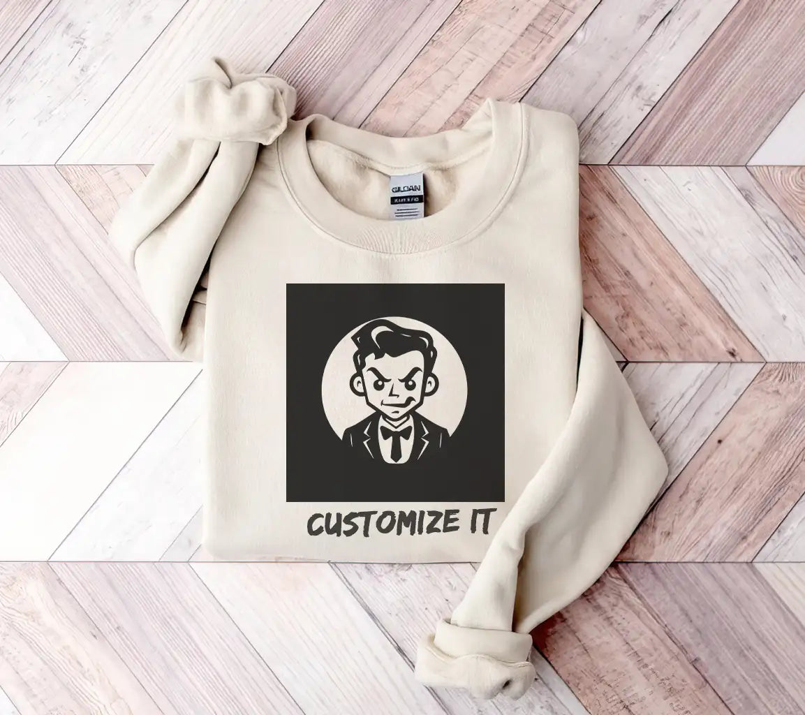 Halloween Man in Suit SVG -  Drawing SVG