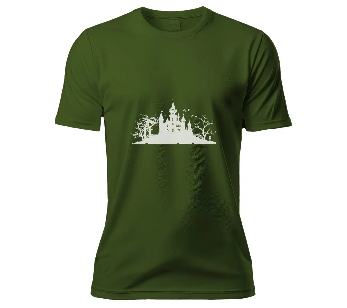 Haunted Castle Silhouette SVG Spooky Halloween Vector Illustration SVG