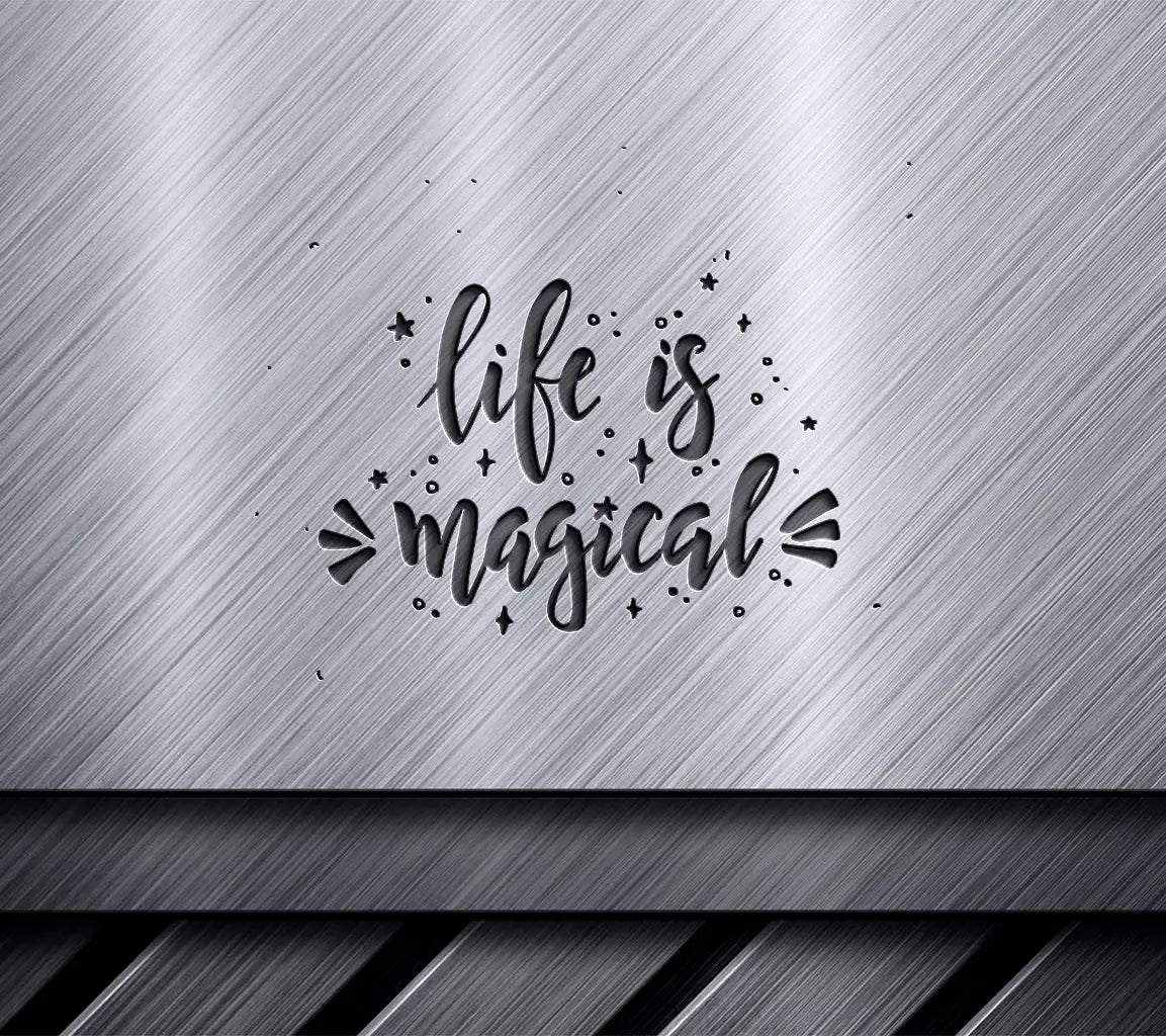 Hand Drawn Life Is Magical  SVG Poster SVG