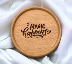 Hand-Sketched Magic Happens Design SVG -  Star Design SVG