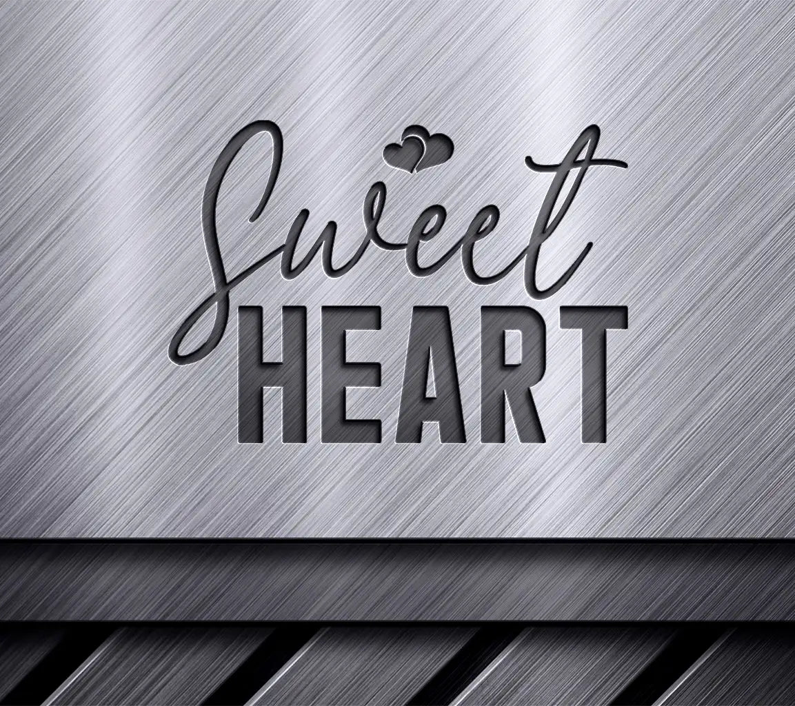 Black Heart with Love SVG - Happy Day Design SVG