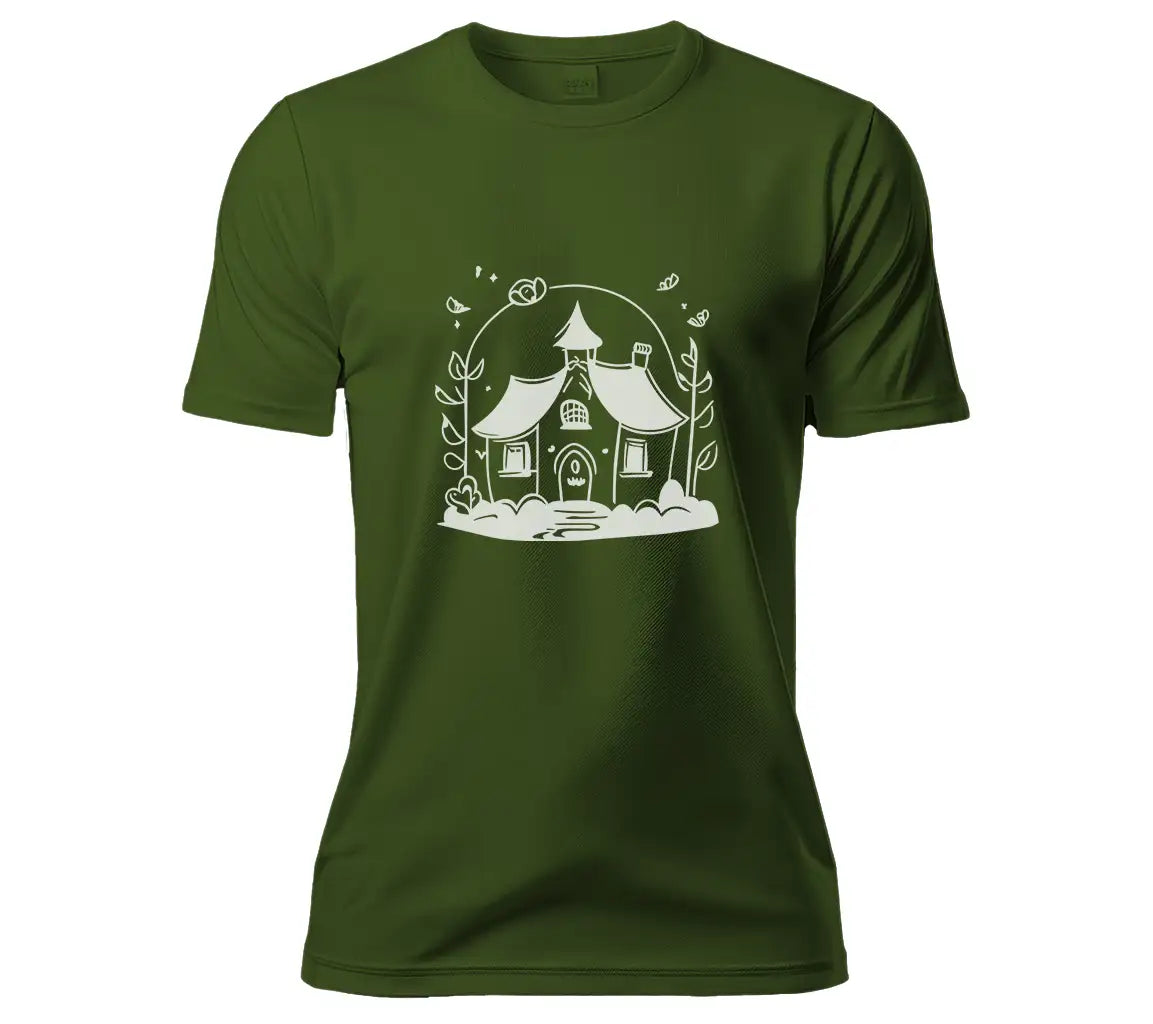 Halloween Scary Castle Tower House SVG -  Hand Drawn Cartoon SVG