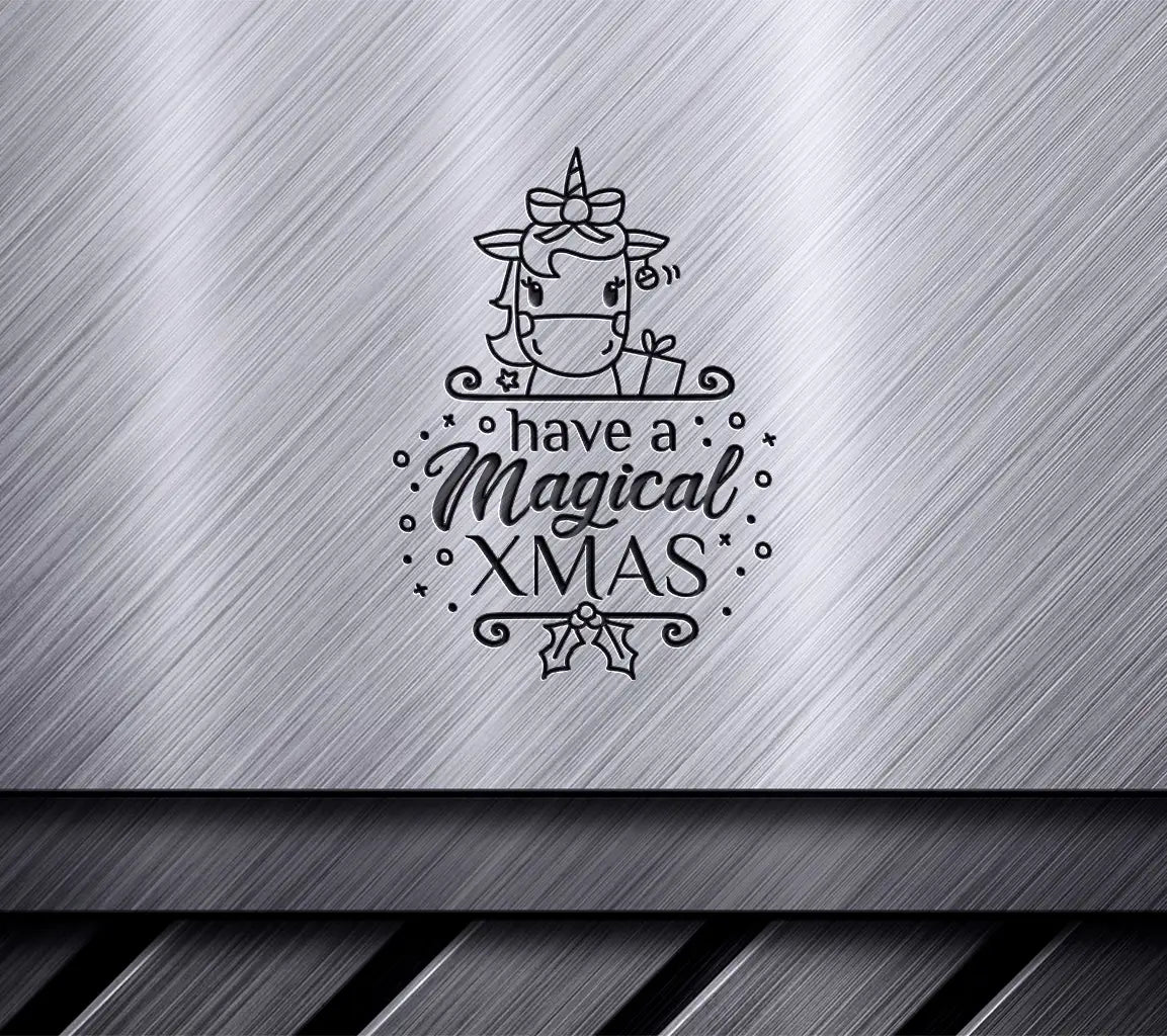  Unicorn Have a Magical Xmas SVG SVG
