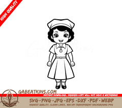  Nurse Hat SVG Healthcare Companion Symbol Design SVG
