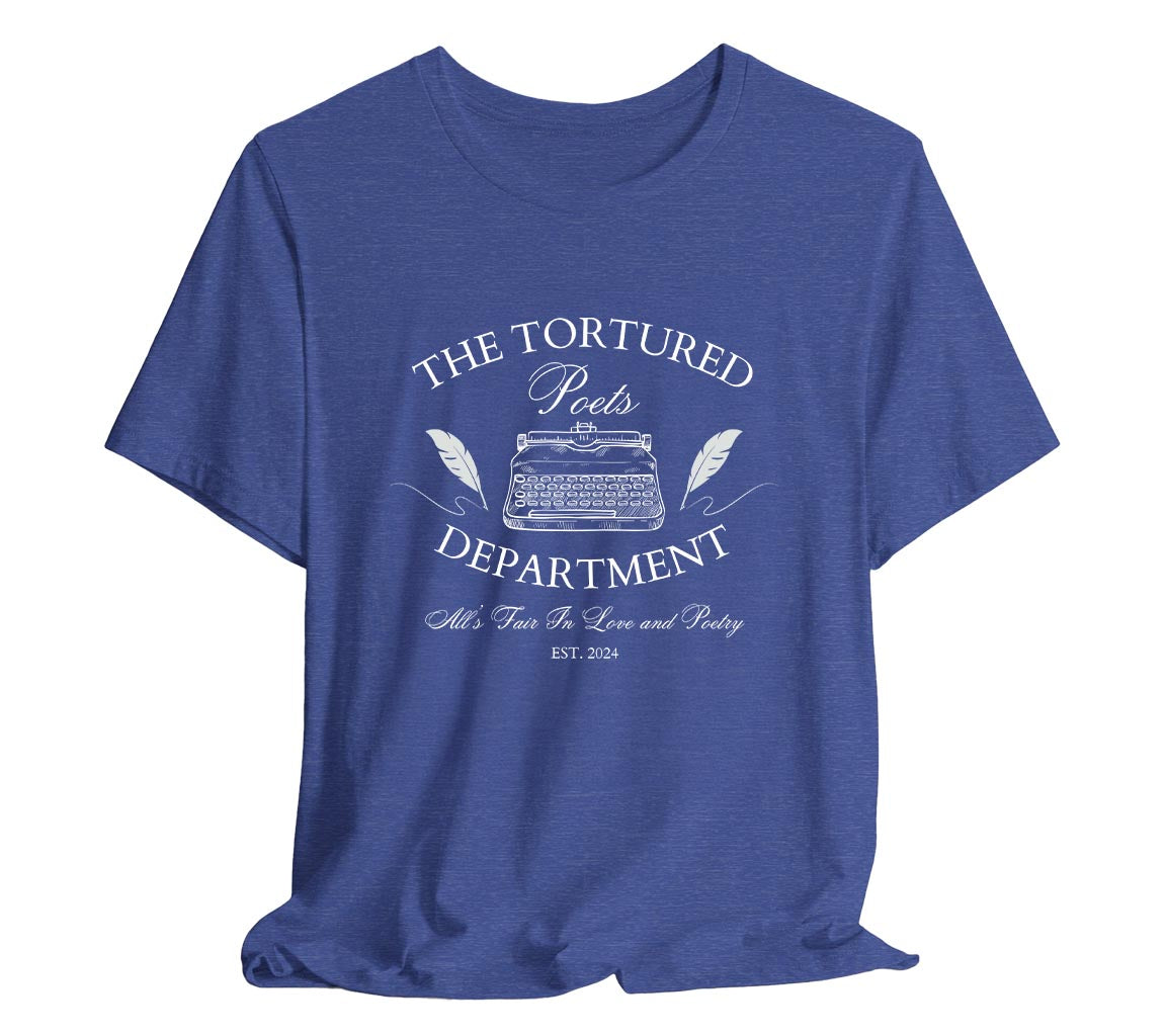 TTPD Typewriter Tee -  All Is Fair In Love And Poetry TTPD Typewriter