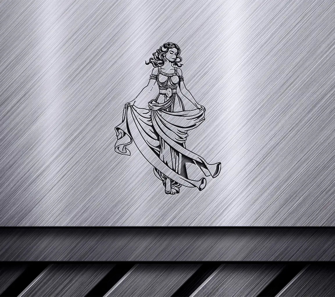 Greek Goddess SVG -  Woman in Long Dress SVG