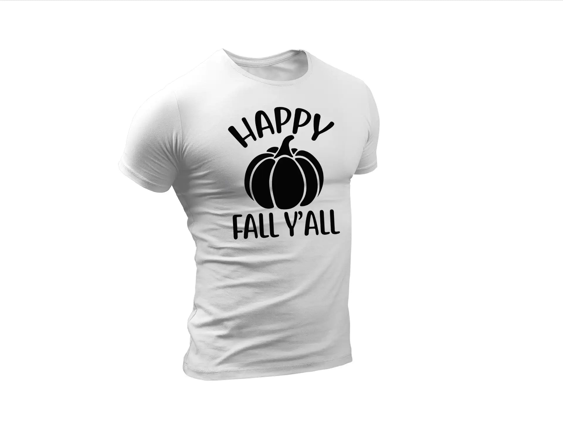 Happy Fall Yall Pumpkin Silhouette SVG SVG