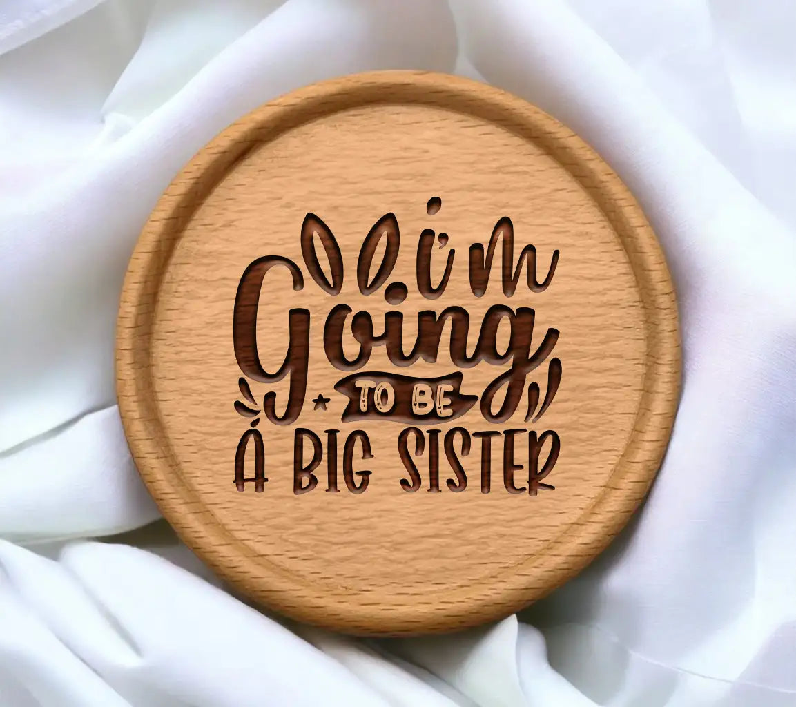 Big Sister SVG Design - Im Going to Be a Big Sister SVG