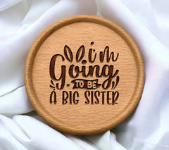 Big Sister SVG Design - Im Going to Be a Big Sister SVG