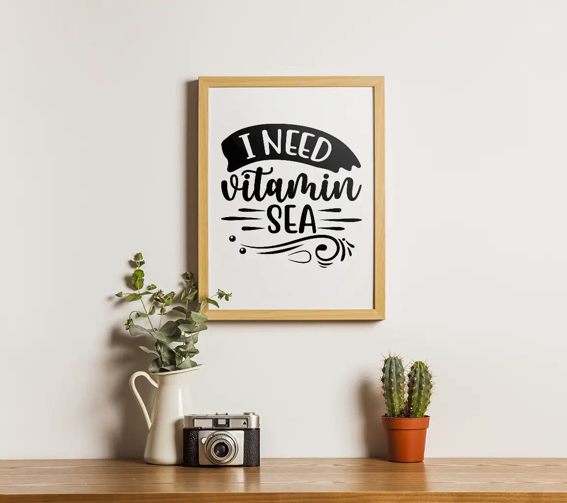 I Need Vitamin Sea  SVG Design SVG