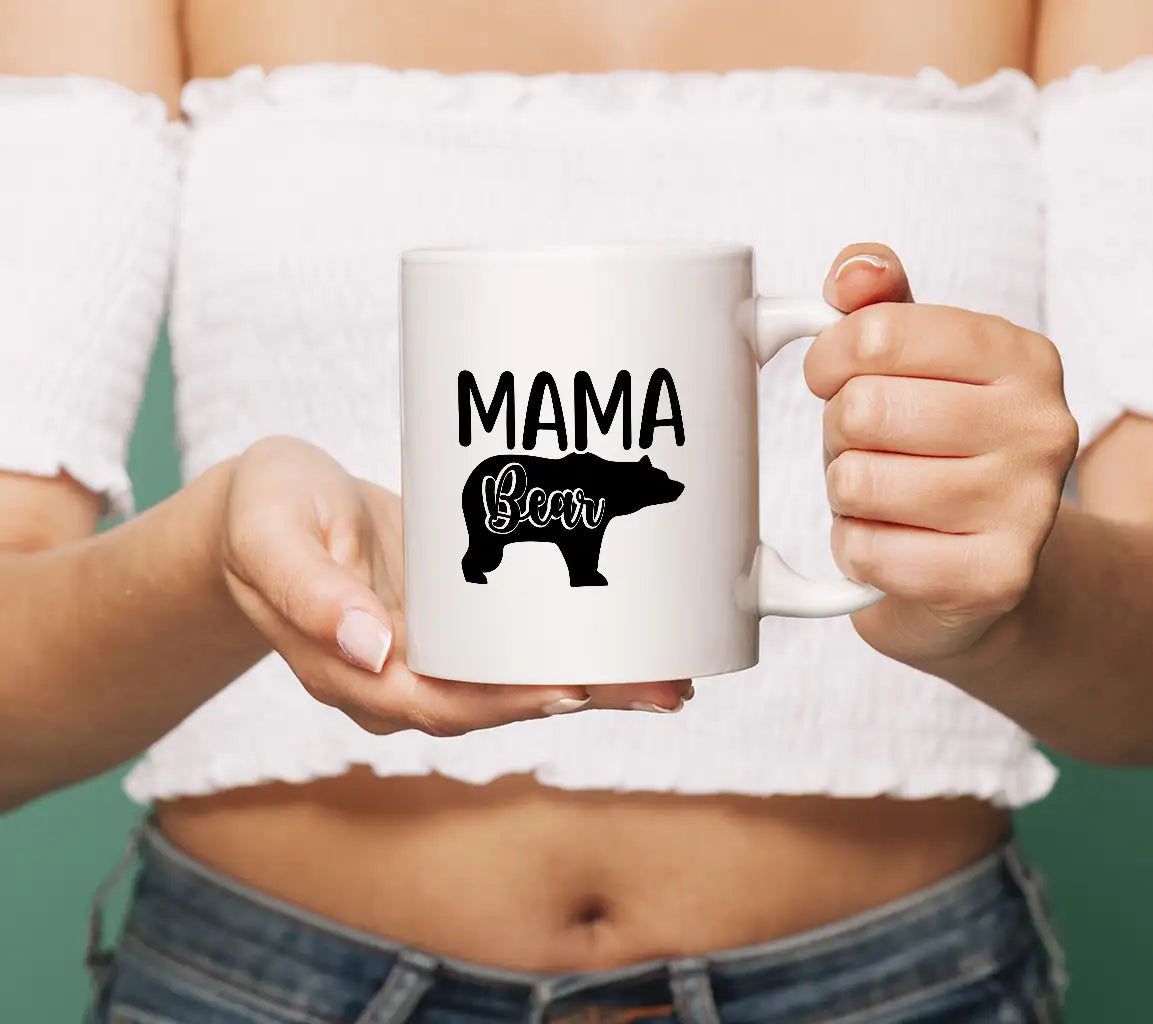 Mama Bear Silhouette SVG -  Design SVG