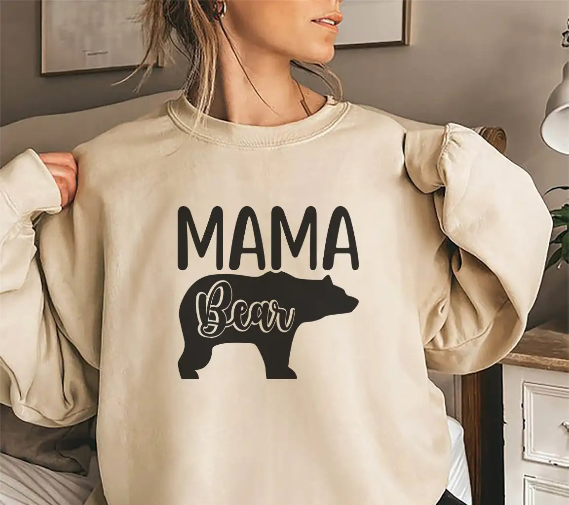 Mama Bear Silhouette SVG -  Design SVG