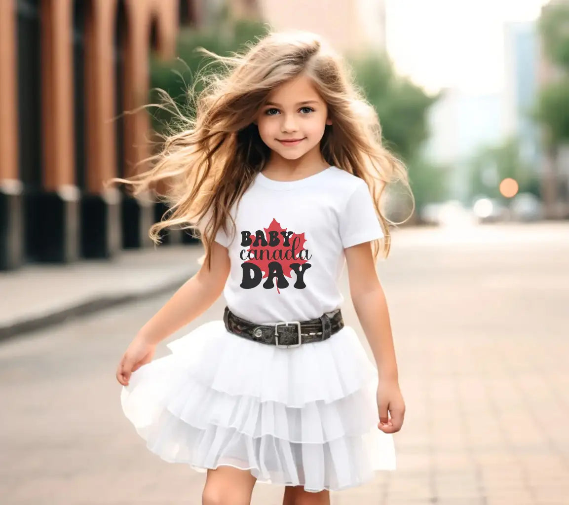 Baby Canada Day Red Maple Leaf SVG SVG