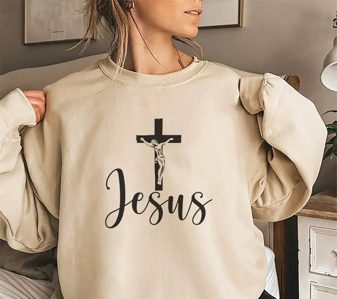 Christian Jesus On The Cross SVG Design SVG