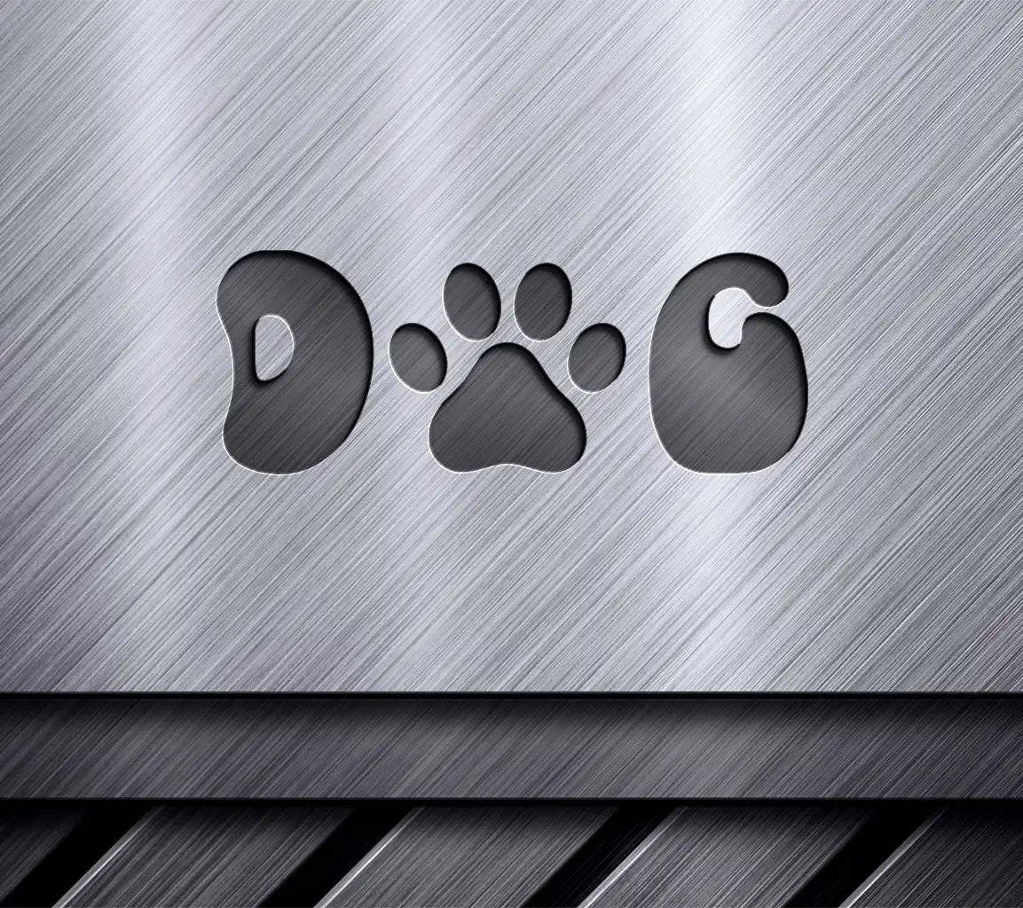  Dog Paw Print Silhouette SVG - Huge Design SVG