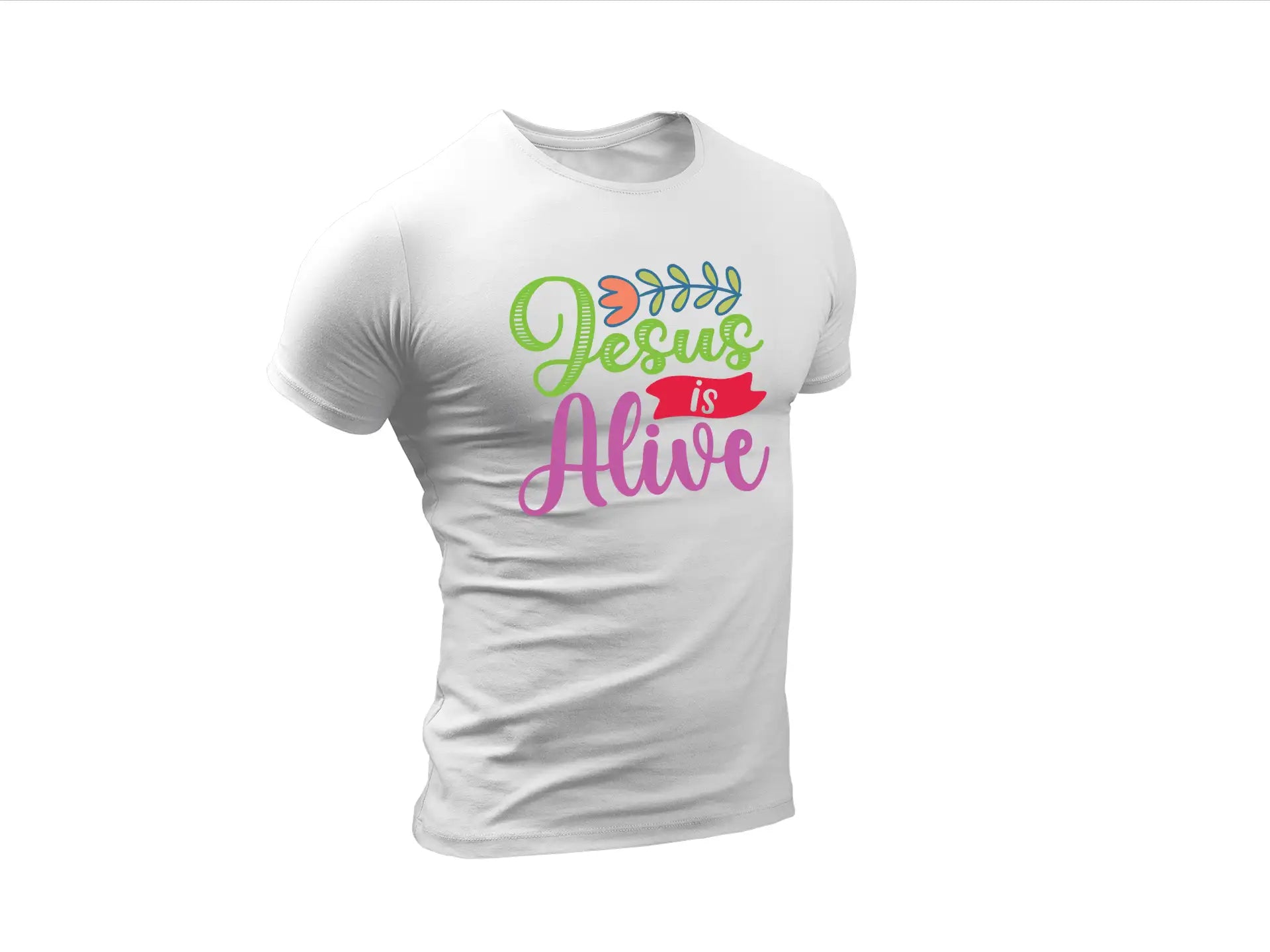 Colorful Jesus Is Alive Easter SVG Design SVG