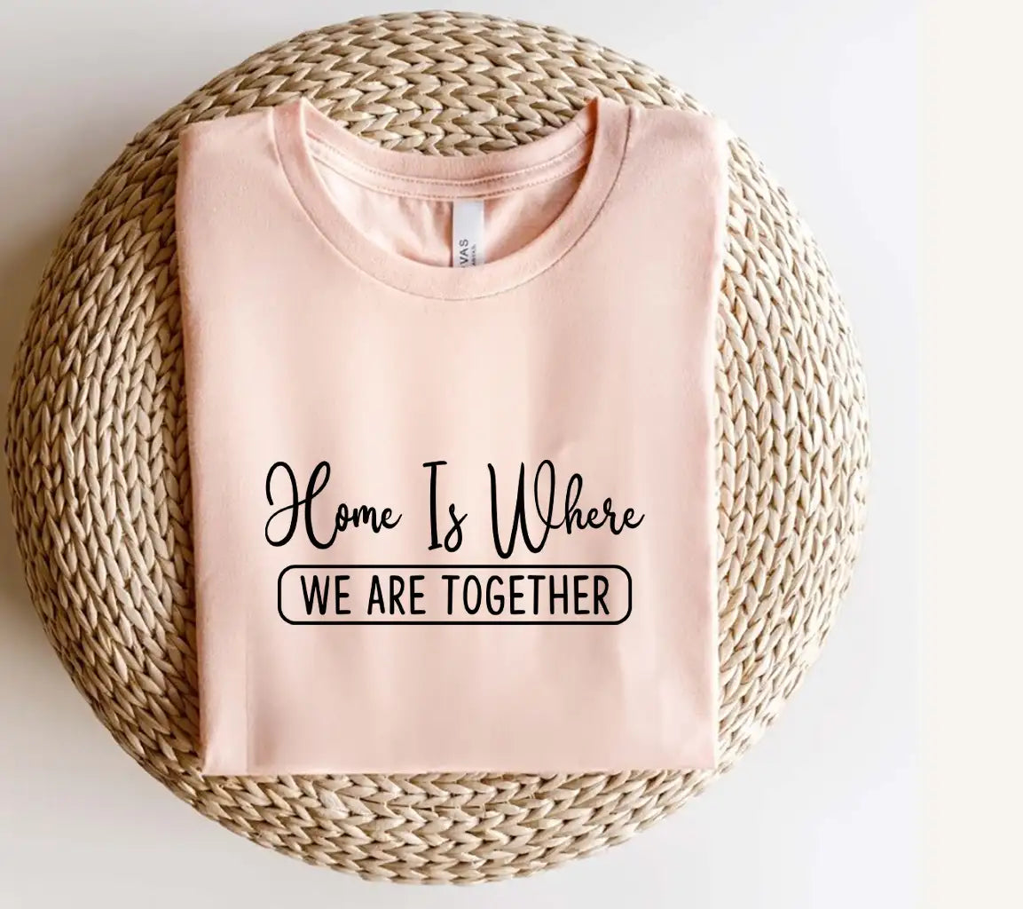 Home Is Where We Are Together Farmhouse SVG Cut File SVG