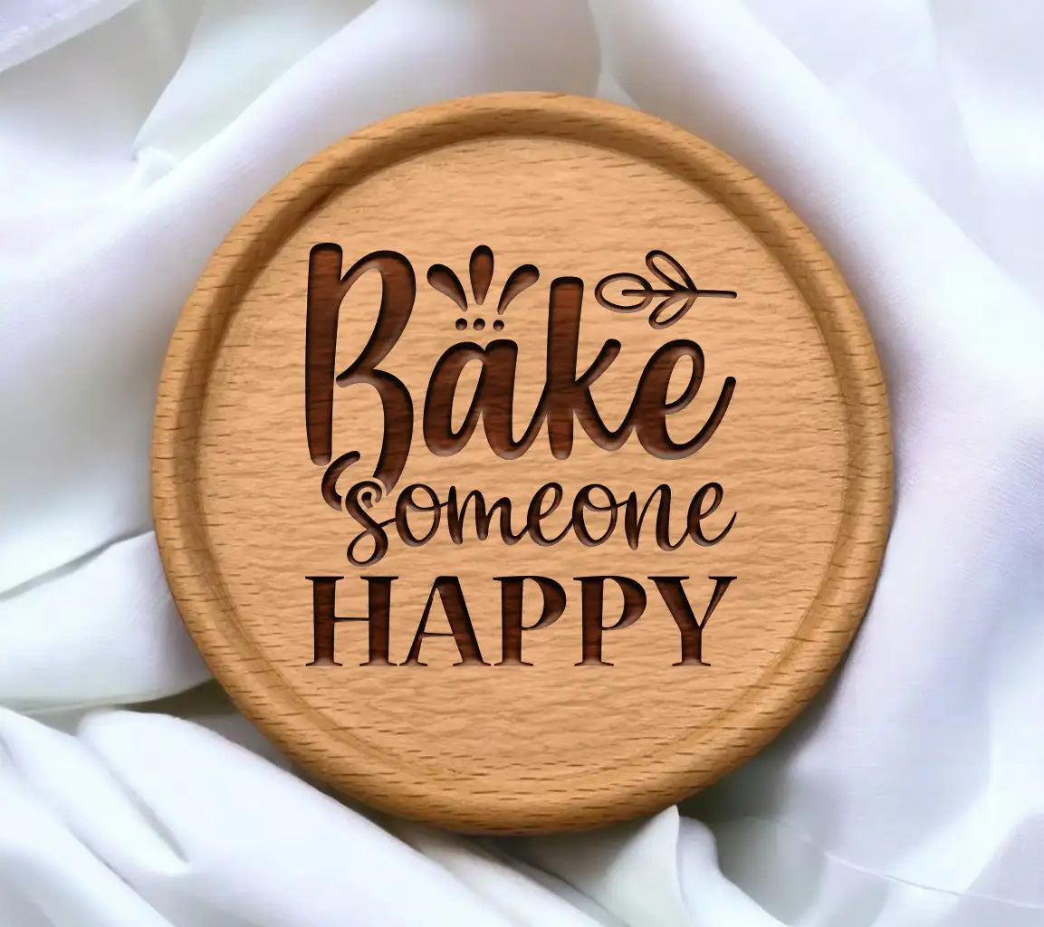  Bake Someone Happy SVG Design - Perfect for Home Baking SVG