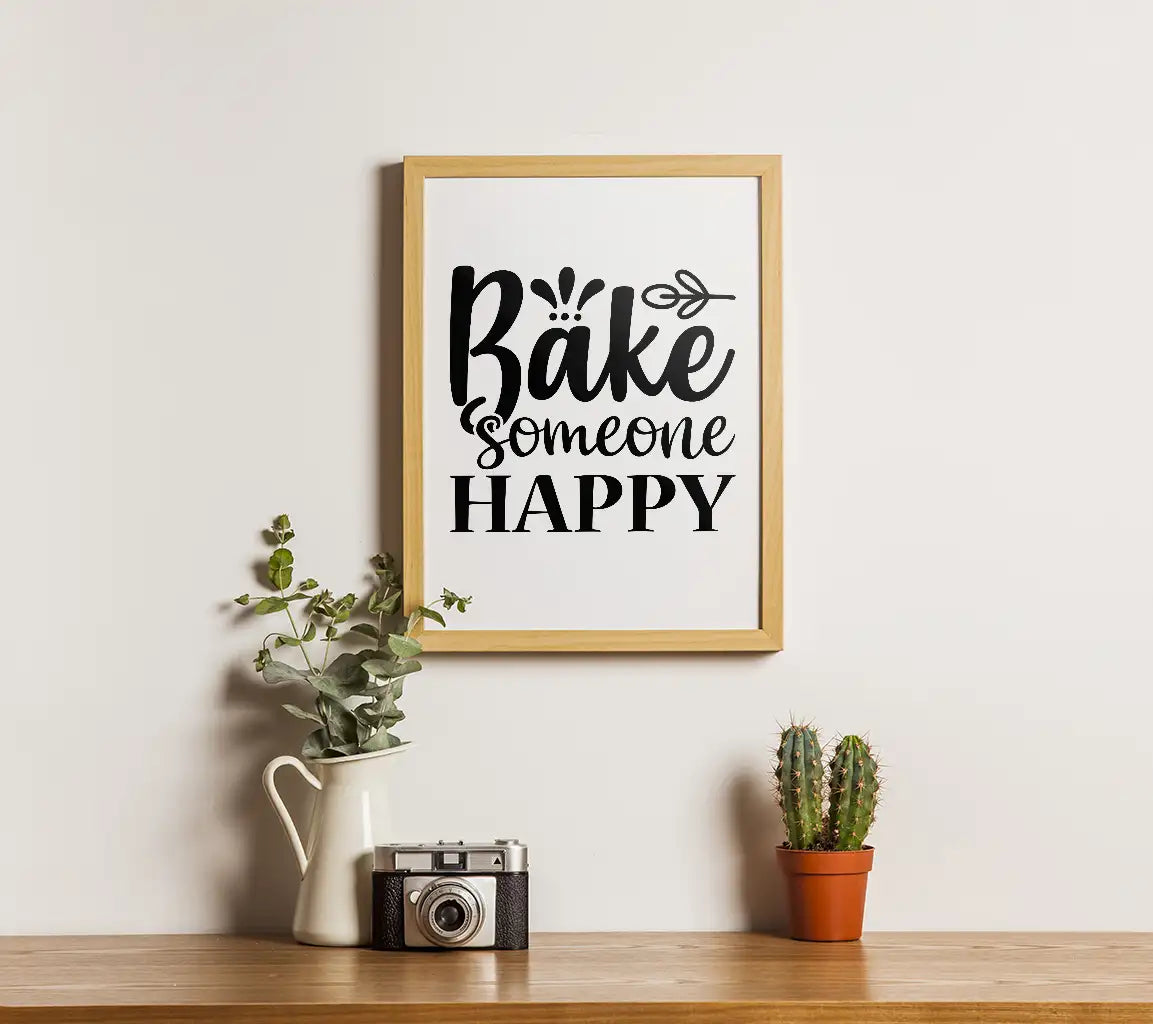  Bake Someone Happy SVG Design - Perfect for Home Baking SVG