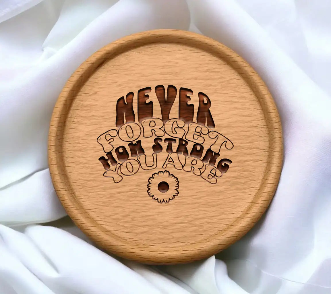  Never Forget How Strong You Are SVG Poster - Huge Aesthetic Design SVG