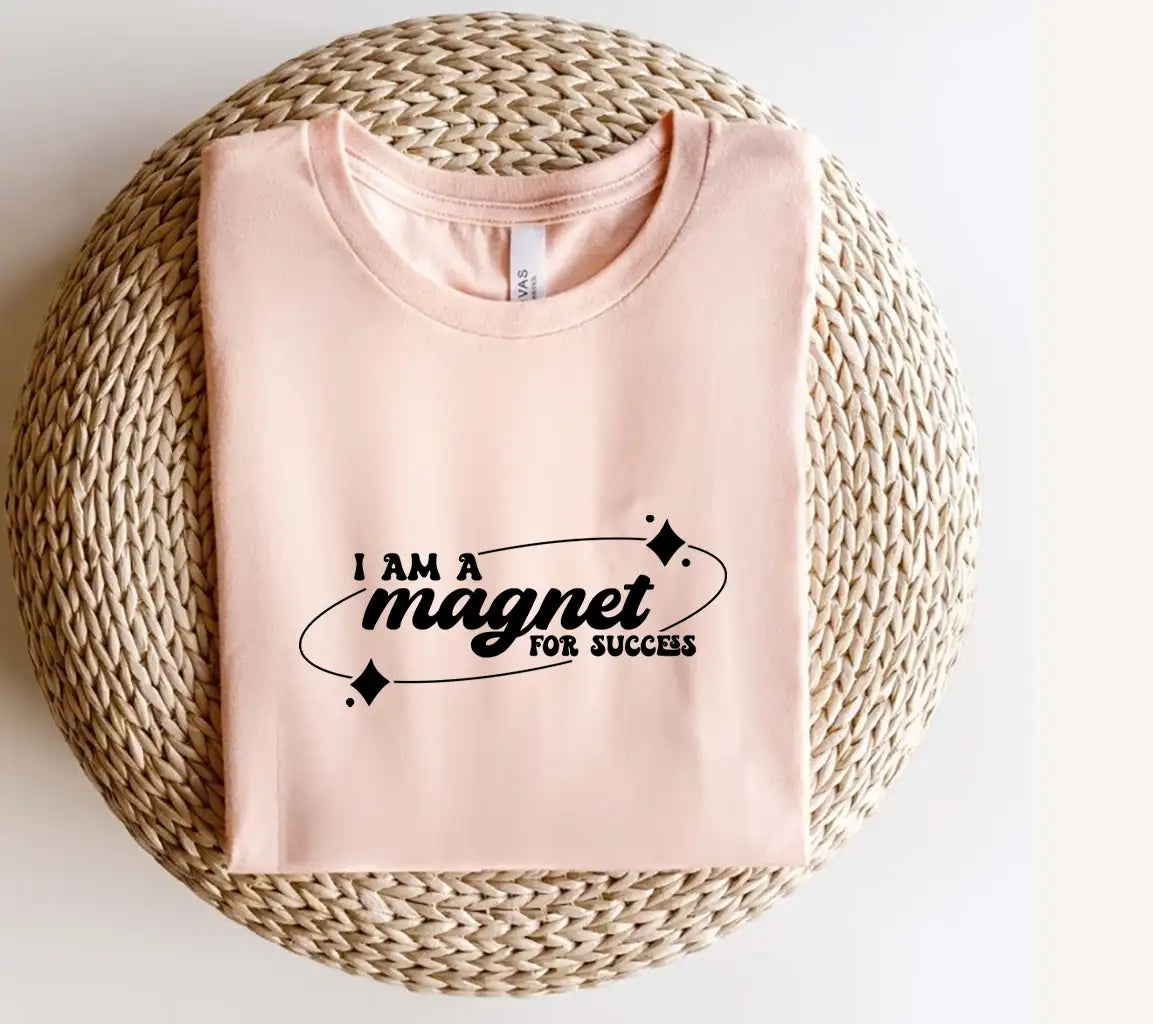 I Am a Magnet for Success SVG - Huge Affirmation Design SVG