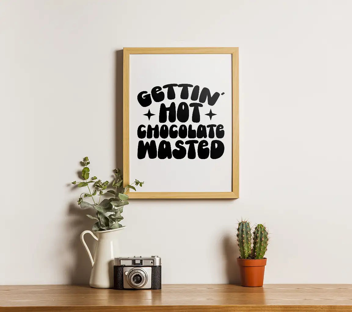 ## Gettin Hot Chocolate Wasted -  SVG Design SVG