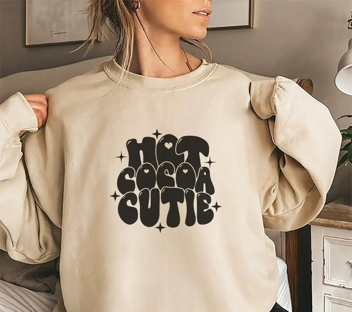 Hot Cocoa Cutie SVG - Huge Hot Chocolate Design SVG