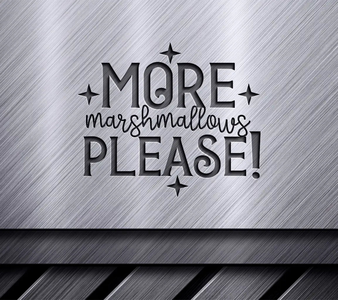 Huge Hot Chocolate More Marshmallows Please SVG Design SVG