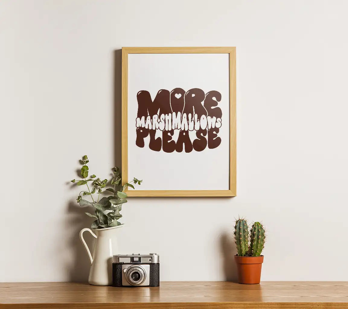 Huge Hot Chocolate More Marshmallows Please SVG Design SVG