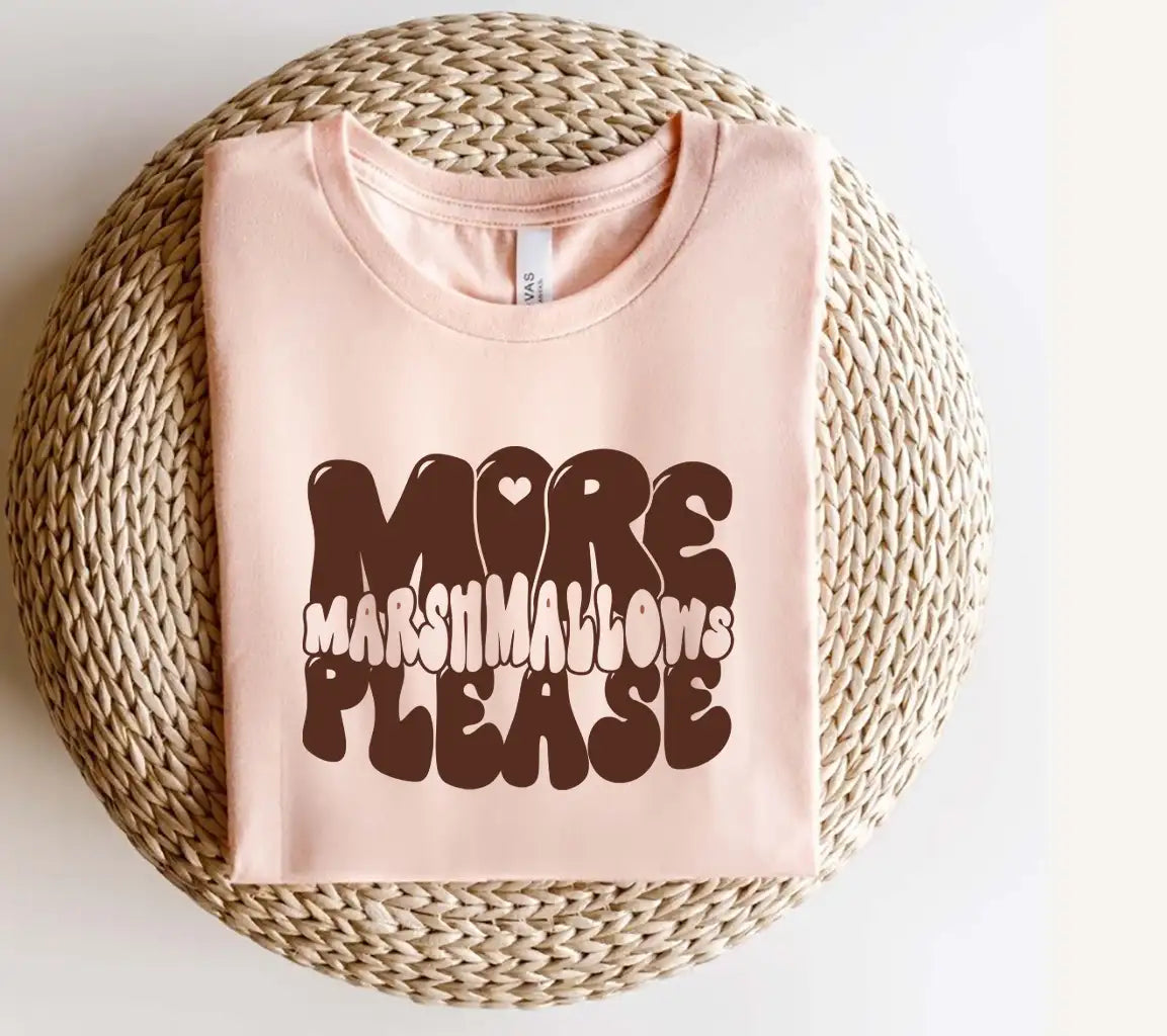 Huge Hot Chocolate More Marshmallows Please SVG Design SVG